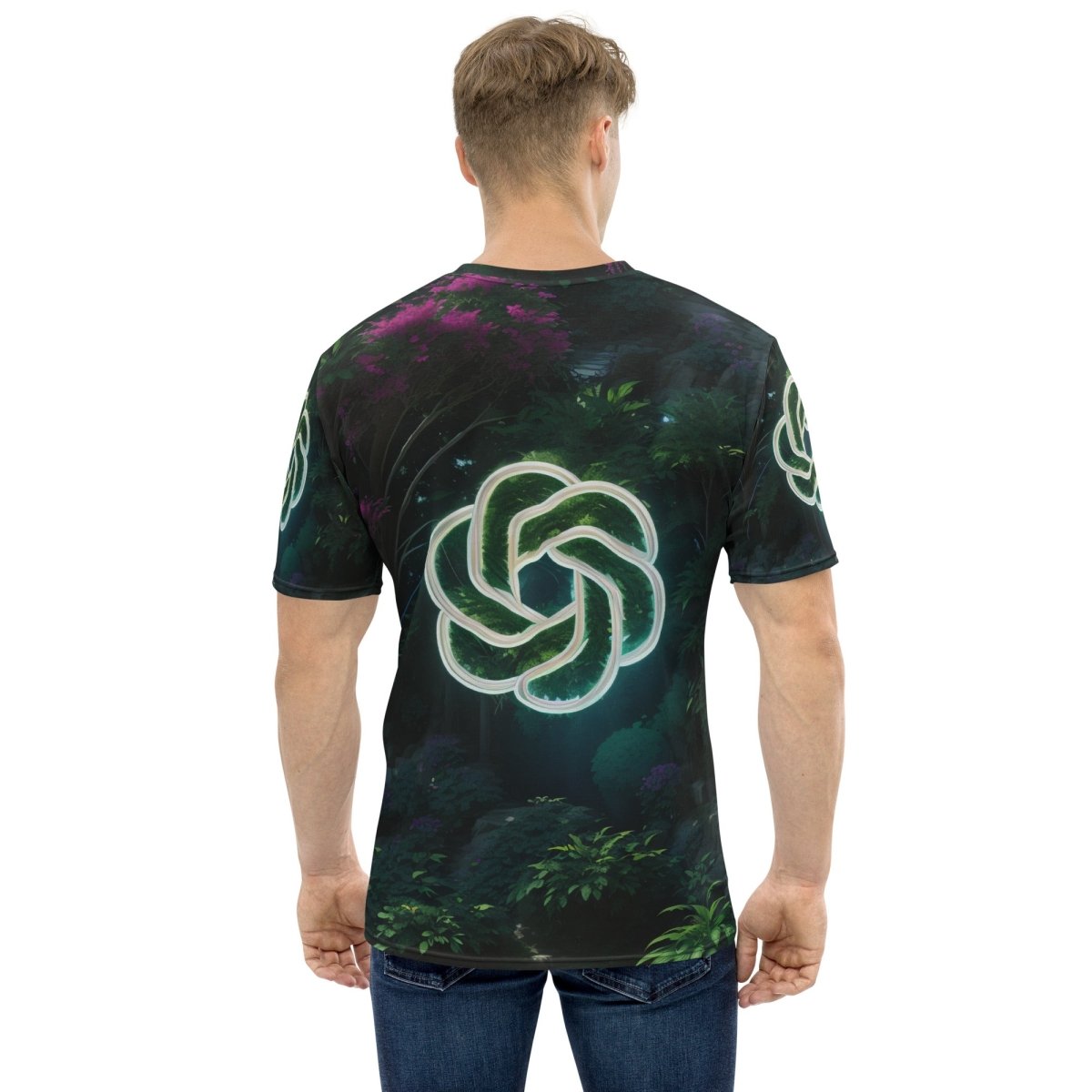 All - Over Print OpenAI Jungle Logo T - Shirt (men) - M - AI Store