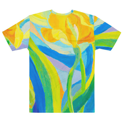 All - Over Print OpenAI Research Floral Painting T - shirt (men) - M - AI Store