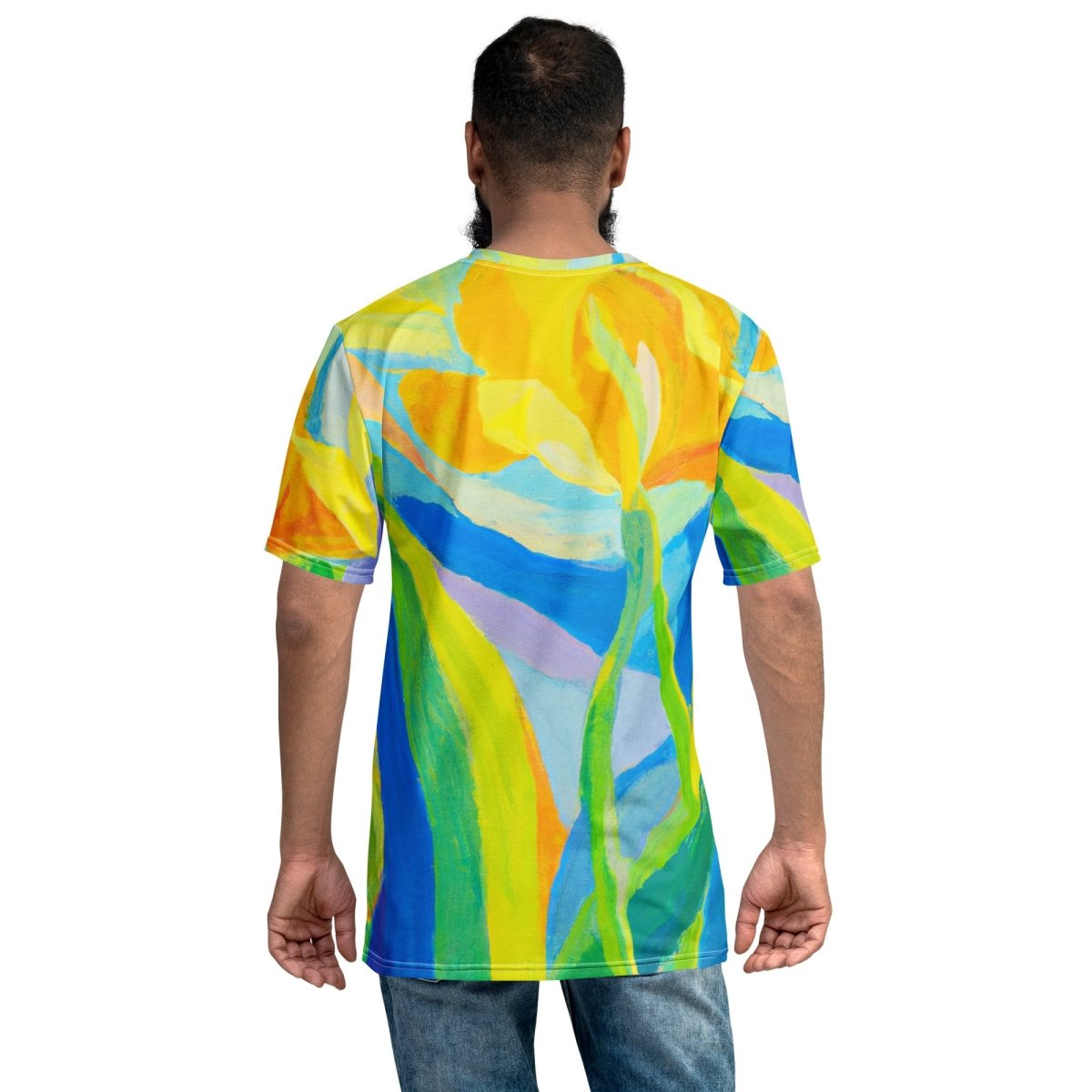 All - Over Print OpenAI Research Floral Painting T - shirt (men) - M - AI Store