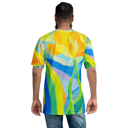 All - Over Print OpenAI Research Floral Painting T - shirt (men) - M - AI Store