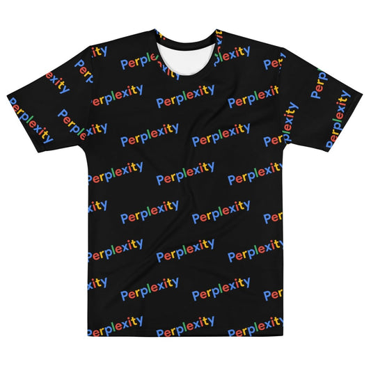 All - Over Print Perplexity Search Logo T-Shirt (men) - XS - AI Store