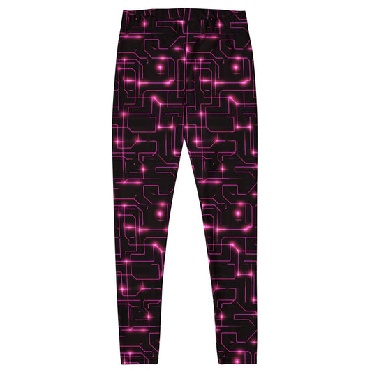 All - Over Print Pink Tron Leggings (women) - XS - AI Store