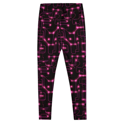 All - Over Print Pink Tron Leggings (women) - XS - AI Store