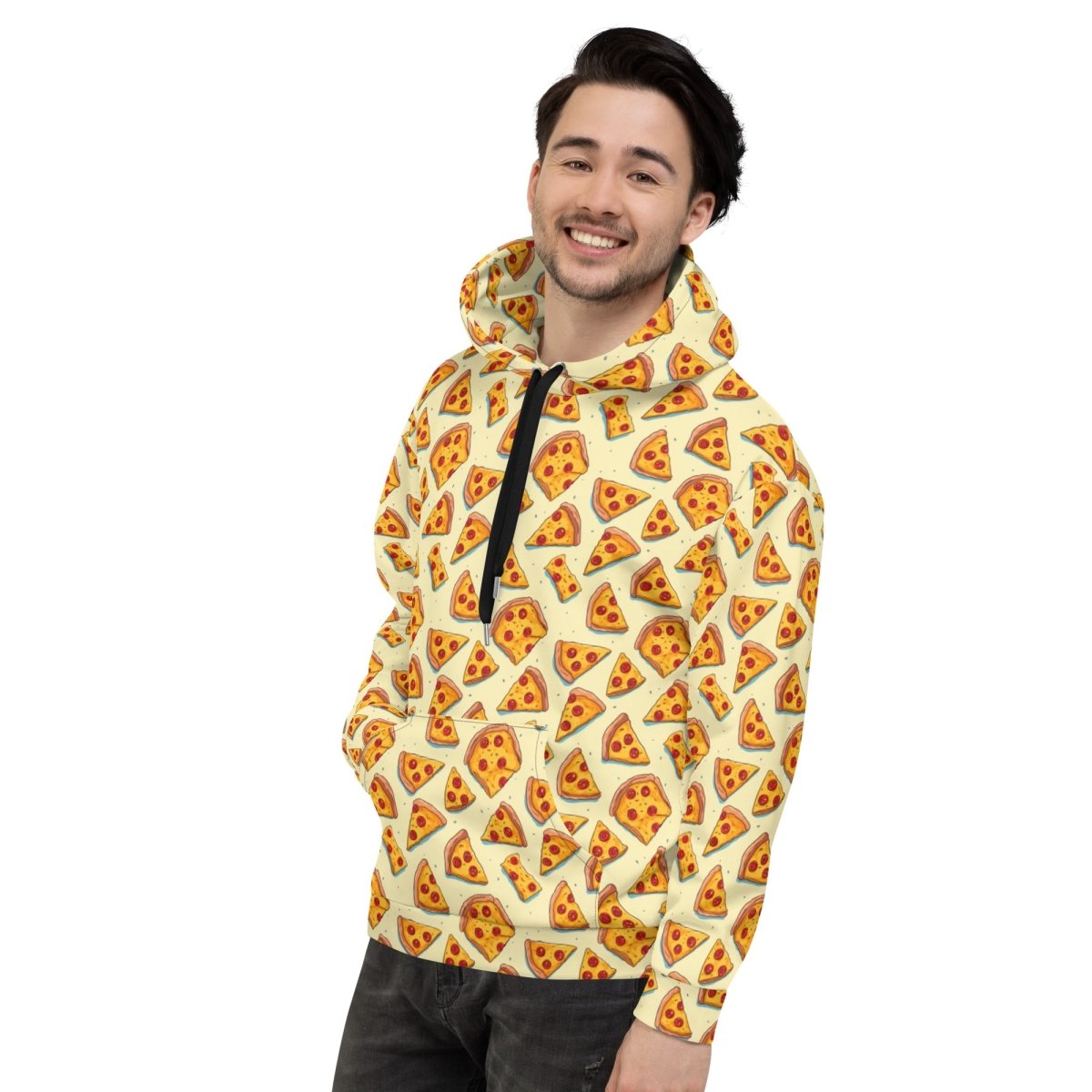All - Over Print Pizza Slices Hoodie 1 (unisex) - M - AI Store