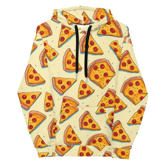 All - Over Print Pizza Slices Hoodie 2 (unisex) - M - AI Store