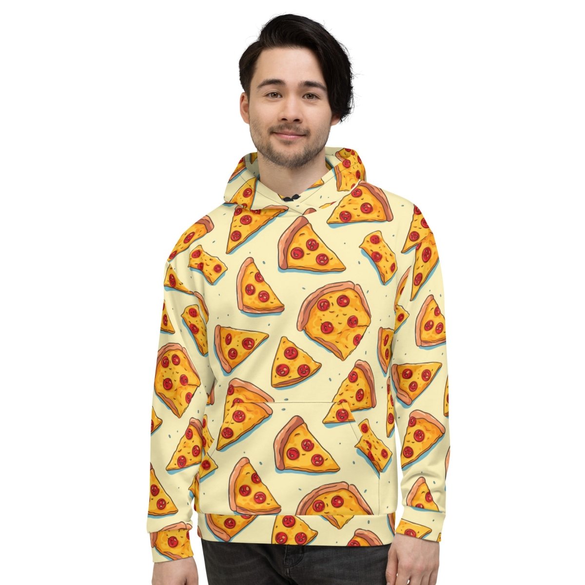 All - Over Print Pizza Slices Hoodie 2 (unisex) - M - AI Store