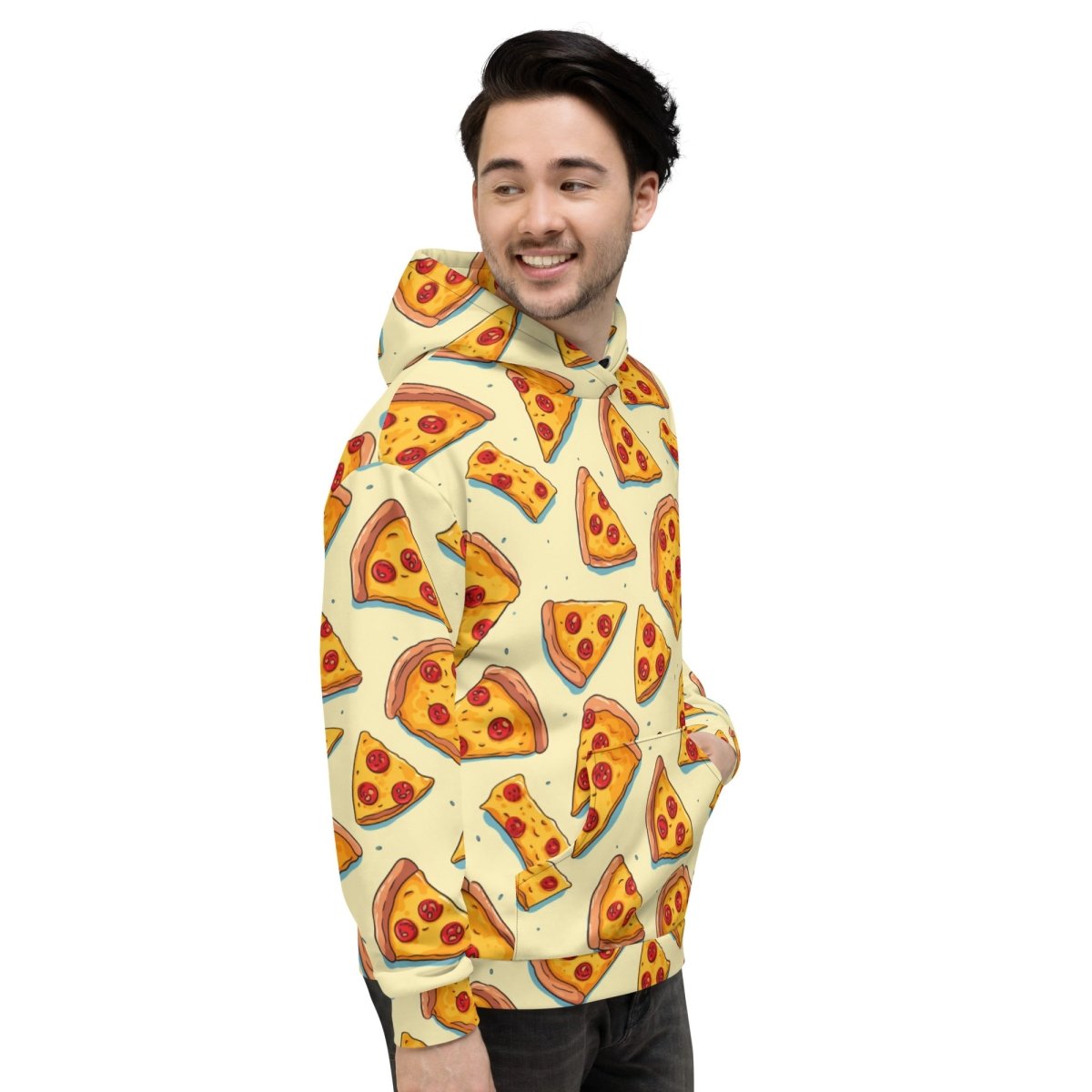 All - Over Print Pizza Slices Hoodie 2 (unisex) - M - AI Store