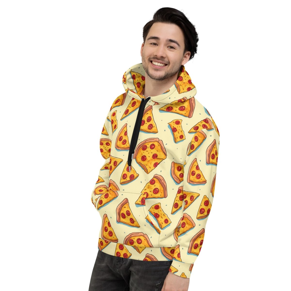 All - Over Print Pizza Slices Hoodie 2 (unisex) - M - AI Store