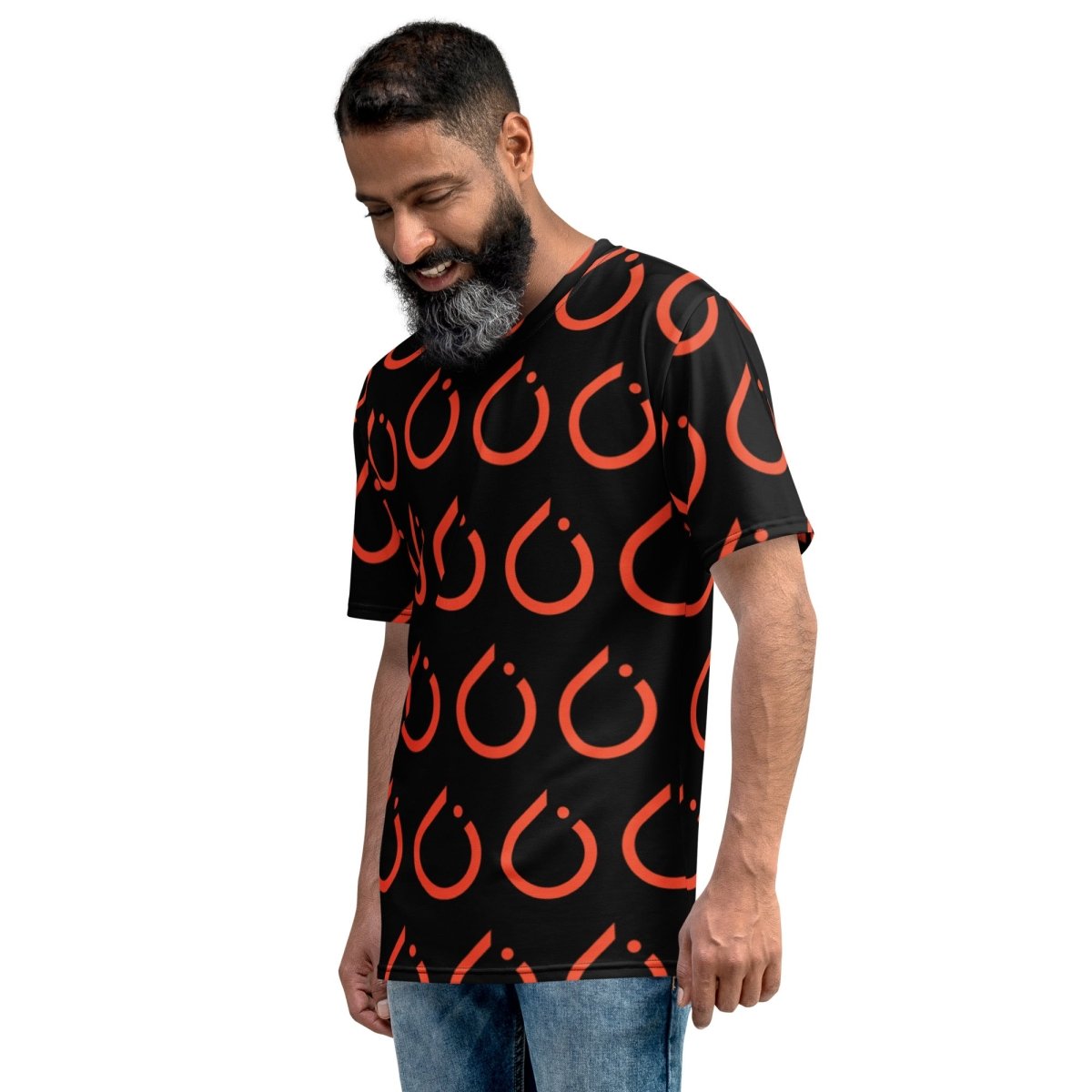 All - Over Print PyTorch Icon Black T - Shirt (men) - M - AI Store
