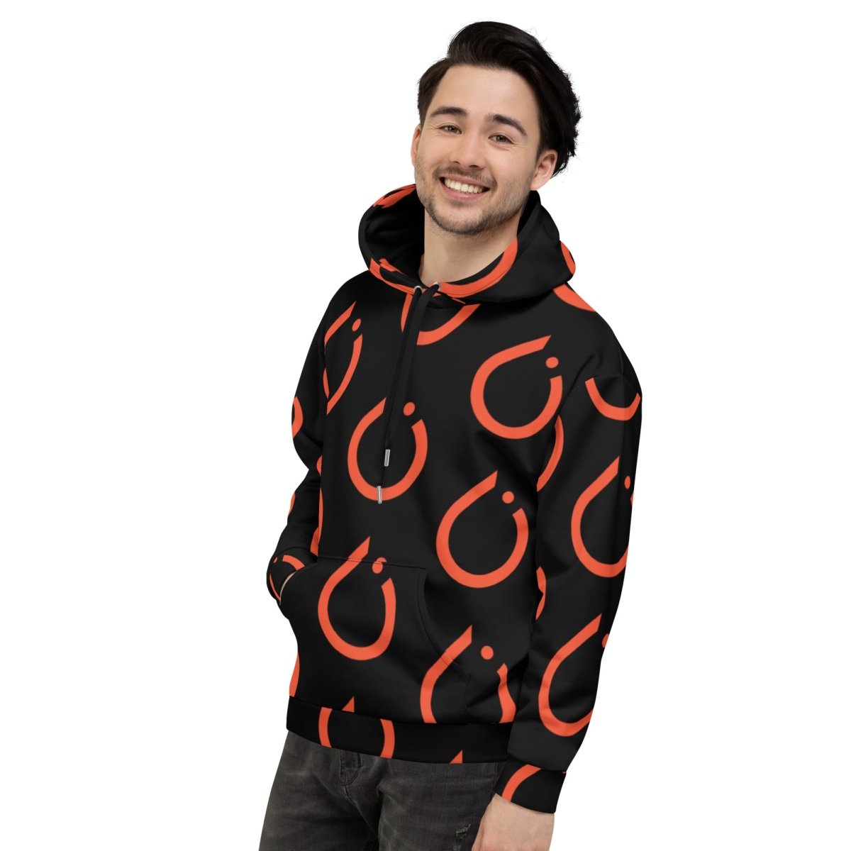 All-Over Print PyTorch Icon Hoodie (unisex) - AI Store