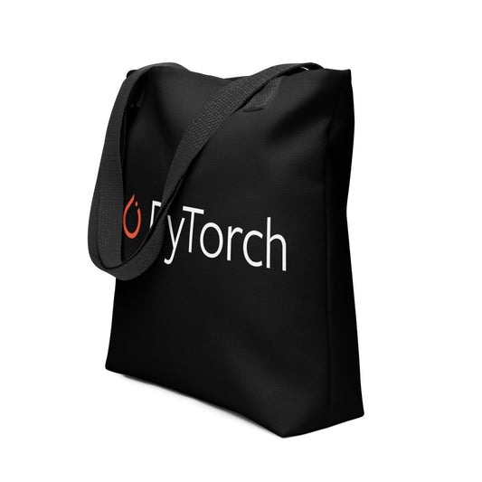 All - Over Print PyTorch Logo Tote Bag - AI Store