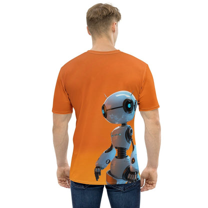 All - Over Print rabbit Robot Hero T-Shirt (men) - M - AI Store