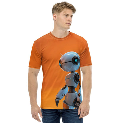 All - Over Print rabbit Robot Hero T-Shirt (men) - M - AI Store