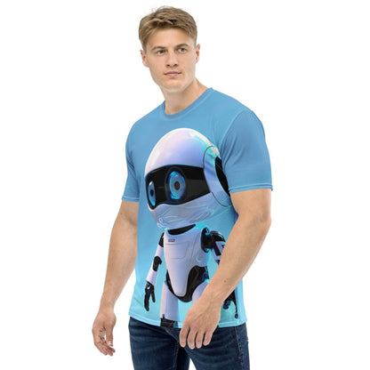 All-Over Print Science Robot Hero T-Shirt (men) - AI Store