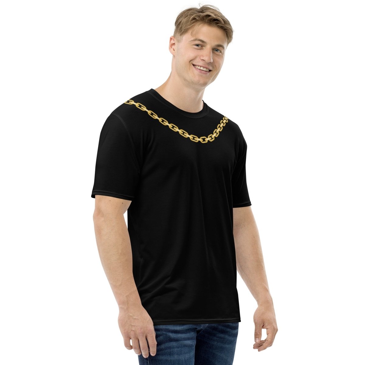 All - Over Print Tech Bro Necklace T-Shirt (men) - XS - AI Store