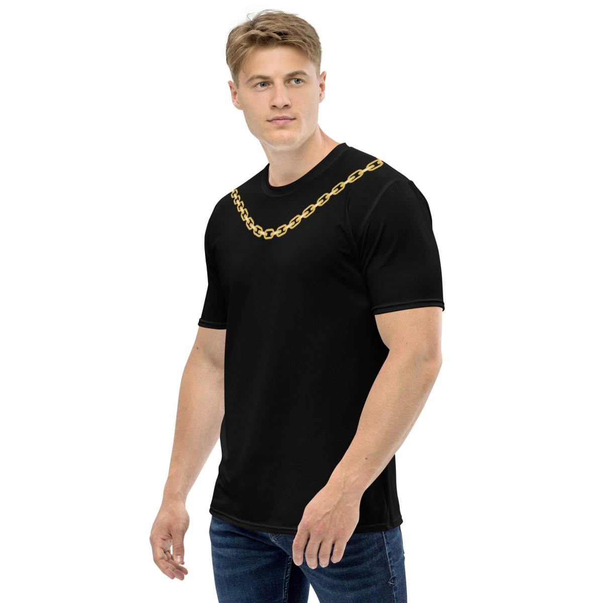 All - Over Print Tech Bro Necklace T-Shirt (men) - XS - AI Store