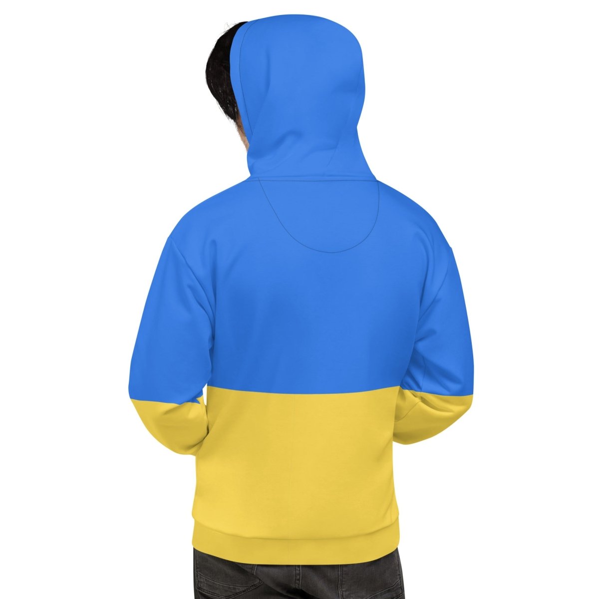 All - Over Print Ukrainian Flag Hoodie (unisex) - 2XS - AI Store