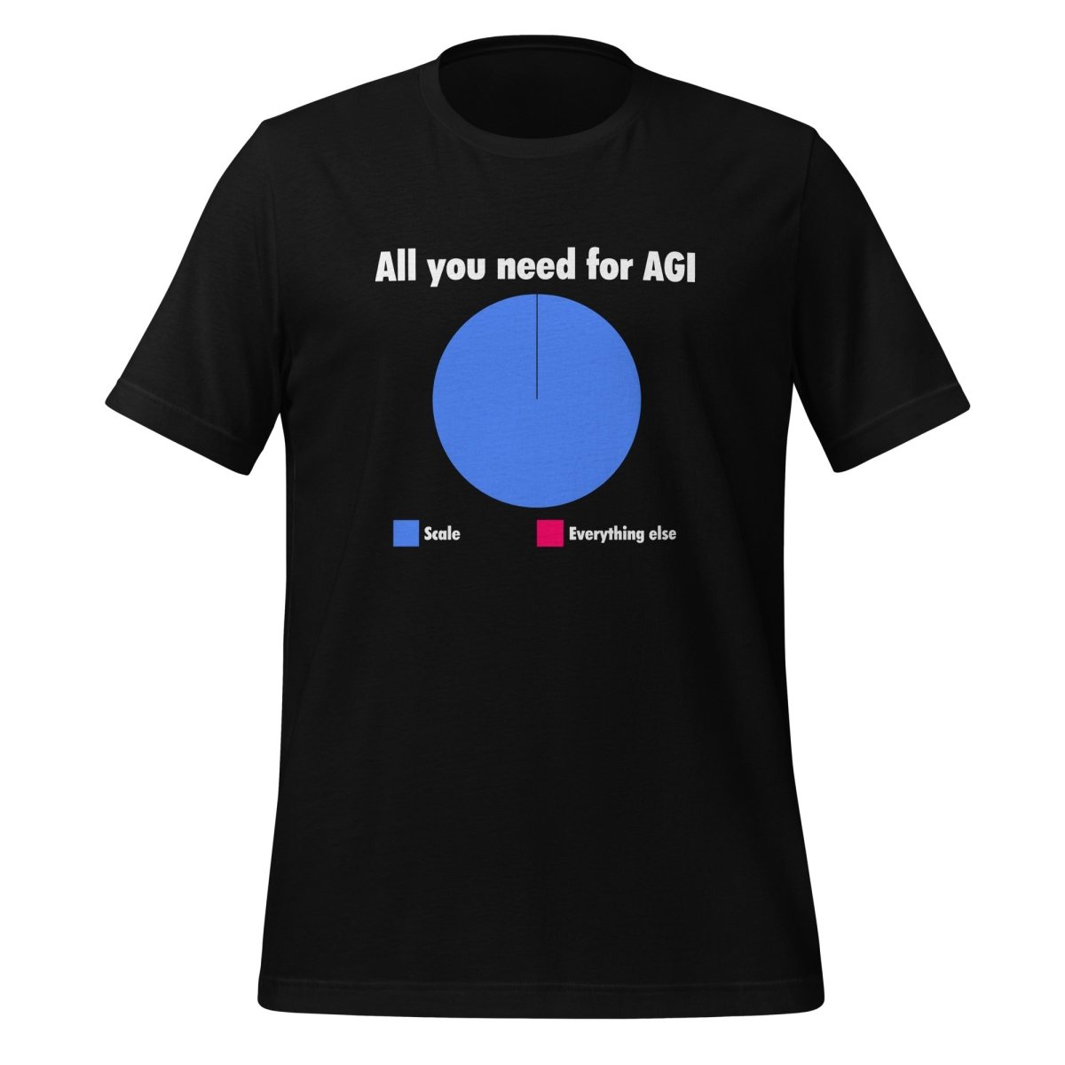 All you need for AGI is Scale T-Shirt (unisex) - Black - AI Store