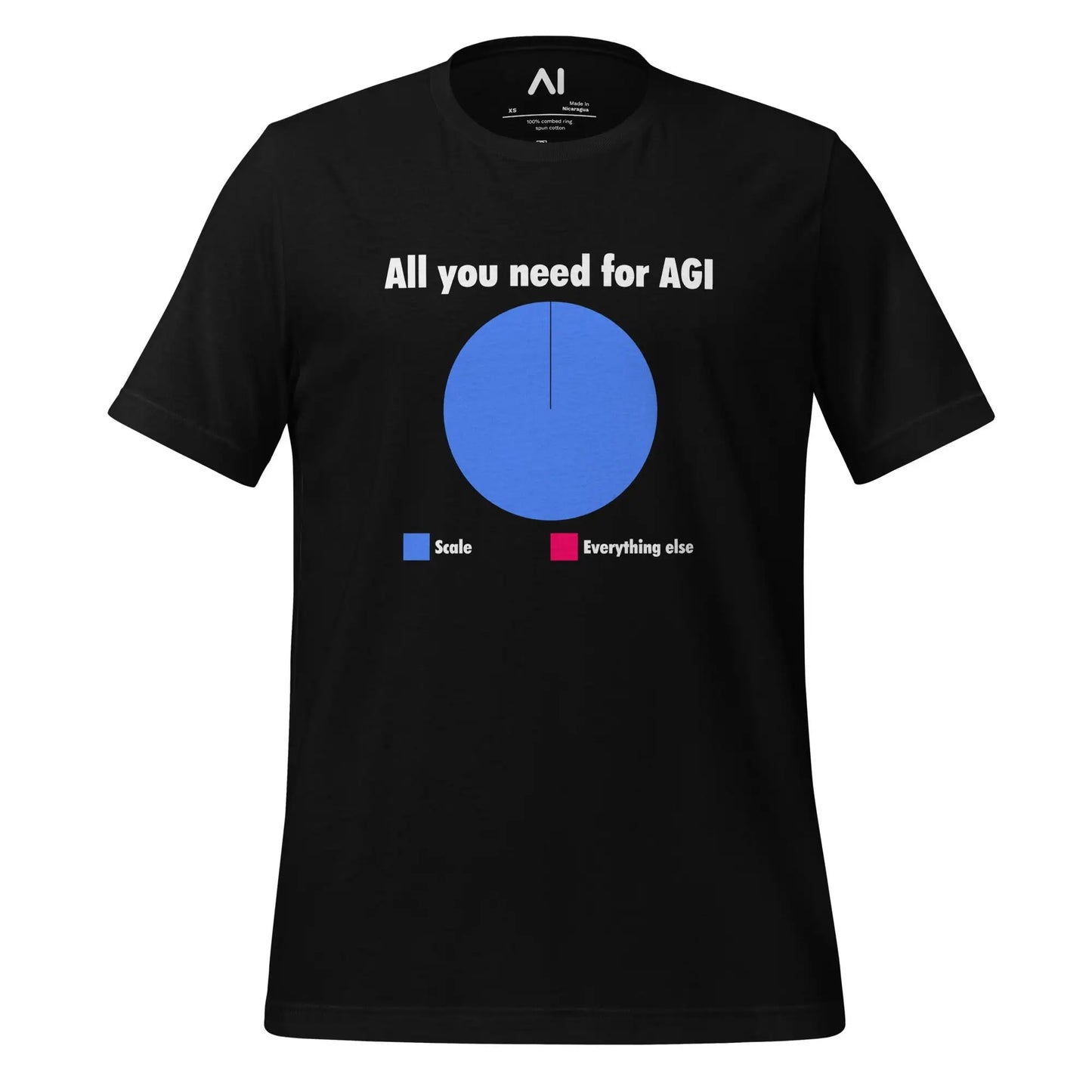 All you need for AGI is Scale T-Shirt (unisex) - Black / M