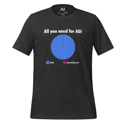 All you need for AGI is Scale T-Shirt (unisex) - Dark Grey Heather / M