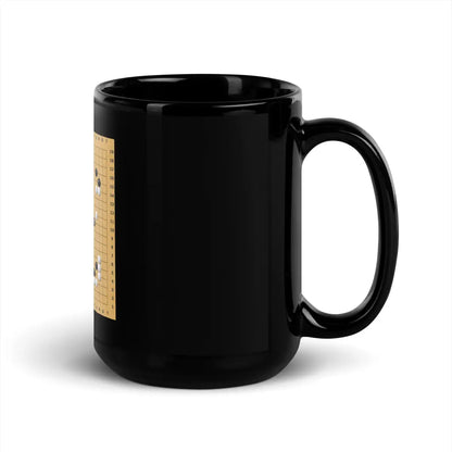 AlphaGo vs Lee Sedol Game 2 Move 37 Black Glossy Mug