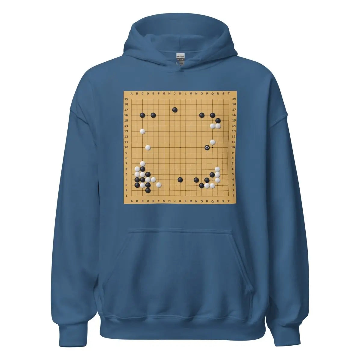 AlphaGo vs Lee Sedol Game 2 Move 37 Hoodie (unisex) - Indigo Blue / M