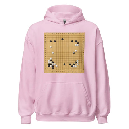 AlphaGo vs Lee Sedol Game 2 Move 37 Hoodie (unisex) - Light Pink / M