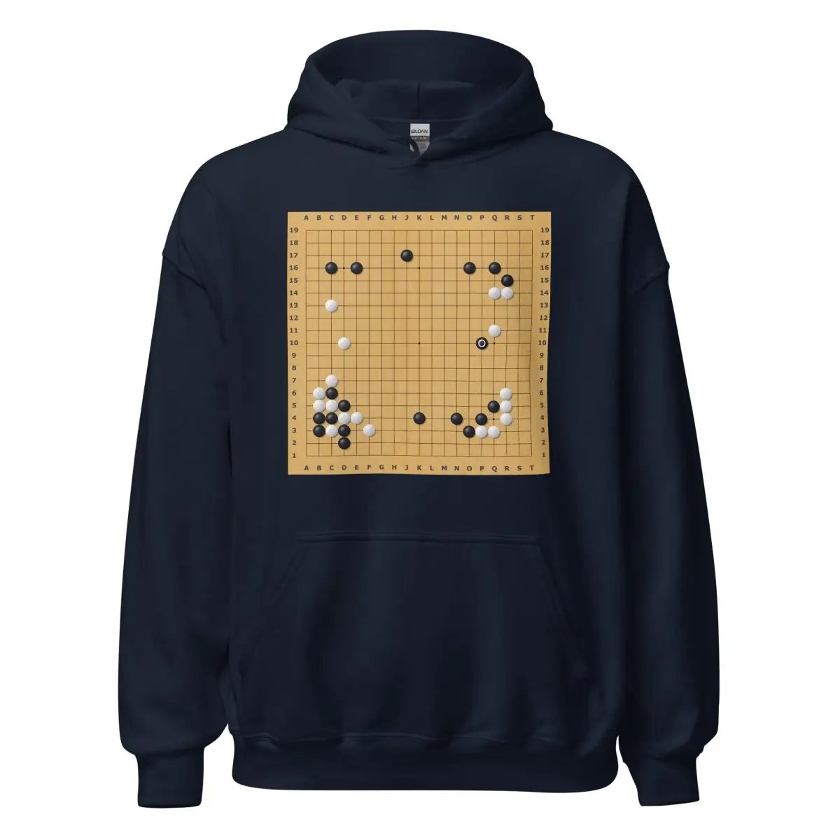 AlphaGo vs Lee Sedol Game 2 Move 37 Hoodie (unisex) - Navy / M