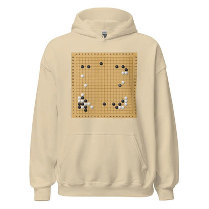 AlphaGo vs Lee Sedol Game 2 Move 37 Hoodie (unisex) - Sand / M