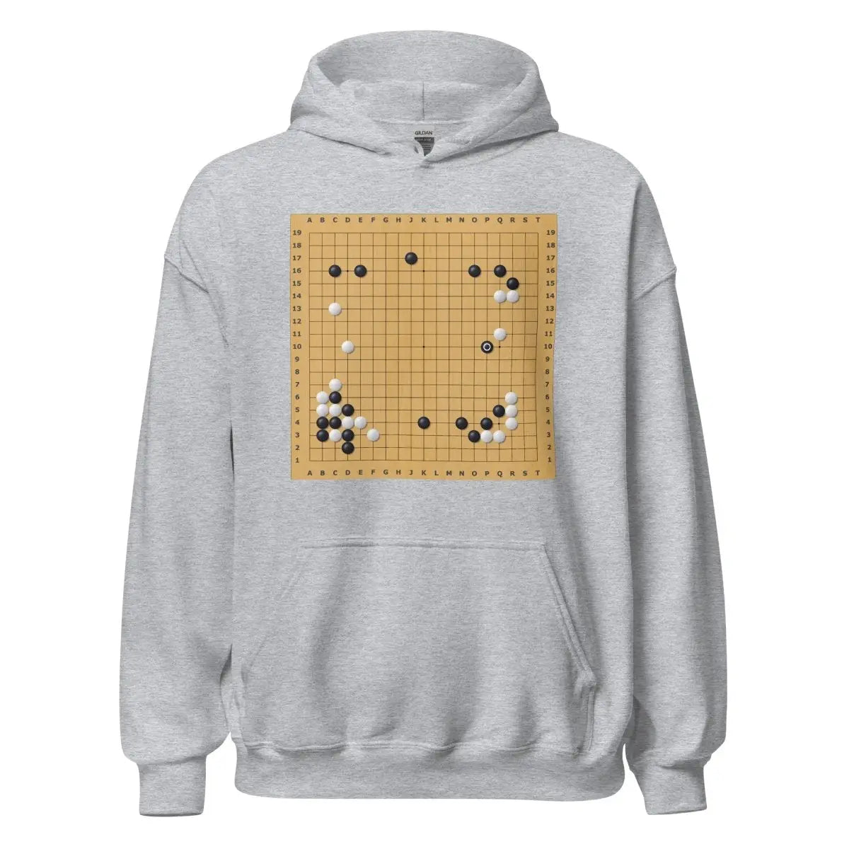 AlphaGo vs Lee Sedol Game 2 Move 37 Hoodie (unisex) - Sport Grey / M