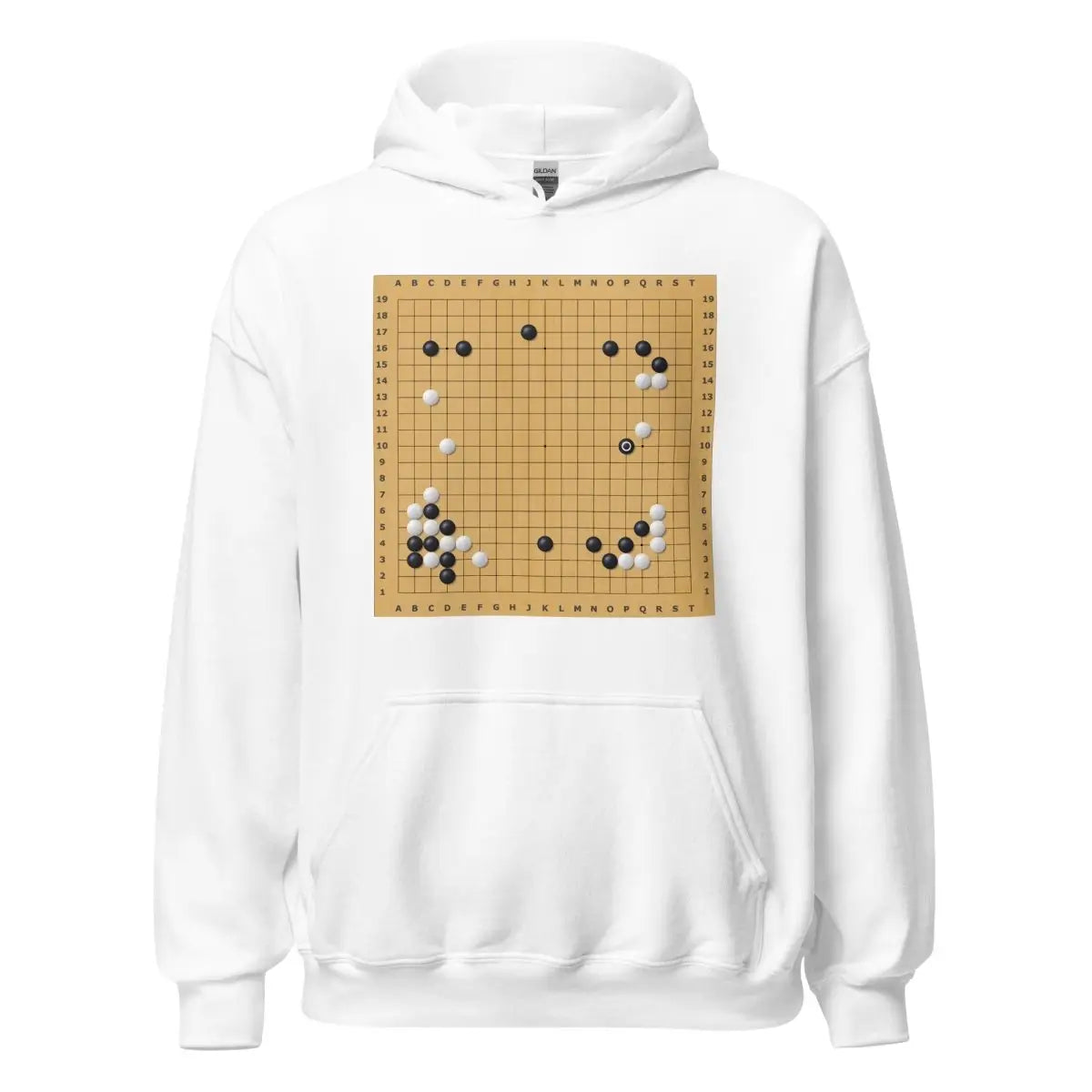 AlphaGo vs Lee Sedol Game 2 Move 37 Hoodie (unisex) - White / M