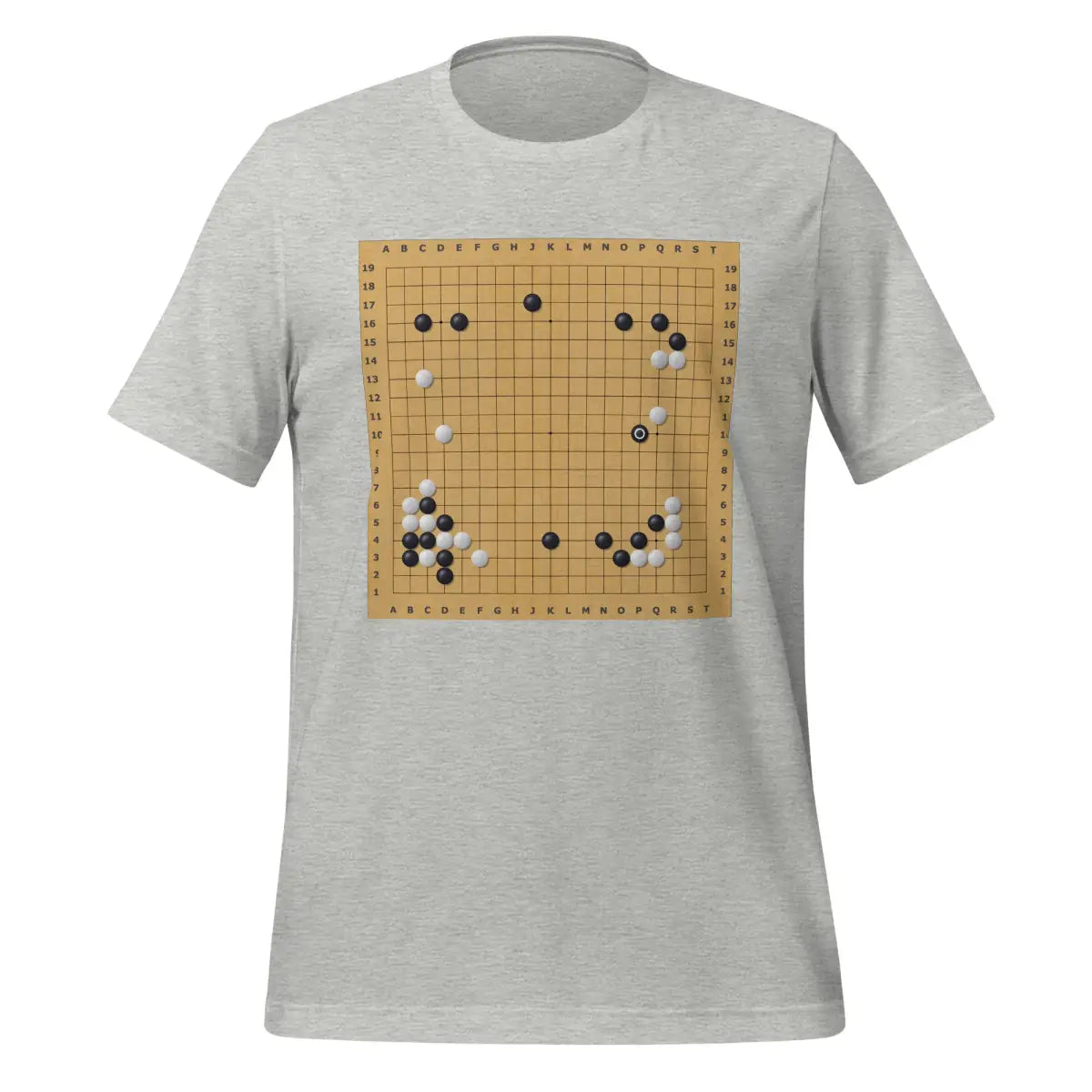 AlphaGo vs Lee Sedol Game 2 Move 37 T-Shirt (unisex) - Athletic Heather / M