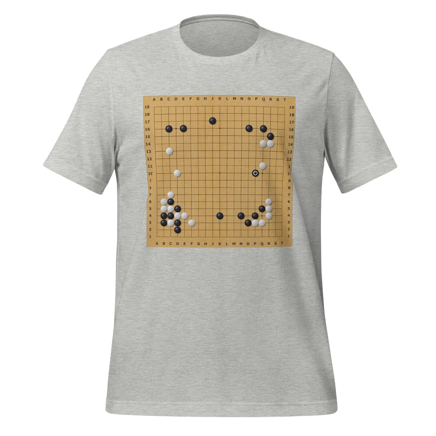 AlphaGo vs Lee Sedol Game 2 Move 37 T-Shirt (unisex) - Athletic Heather / M