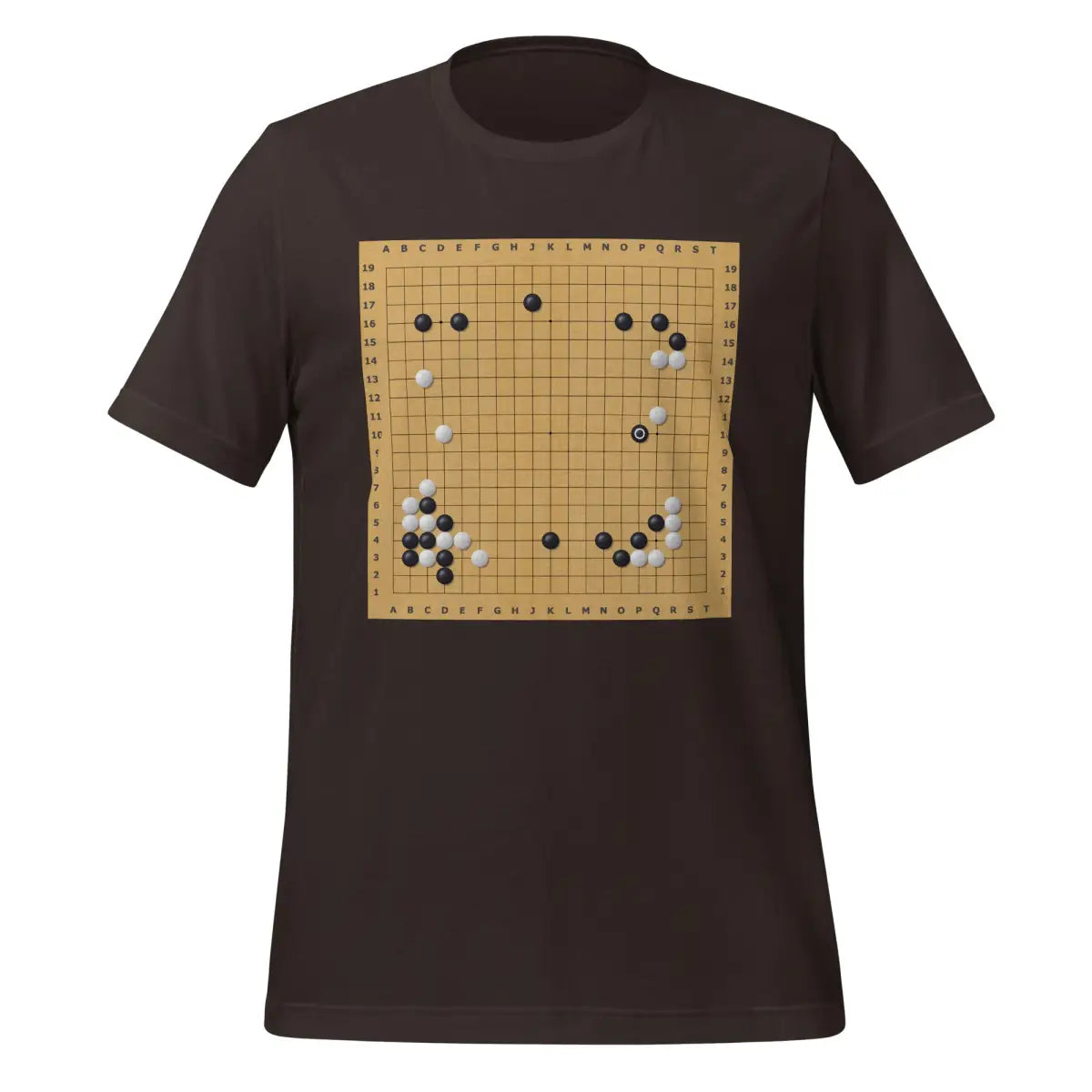 AlphaGo vs Lee Sedol Game 2 Move 37 T-Shirt (unisex) - Brown / M