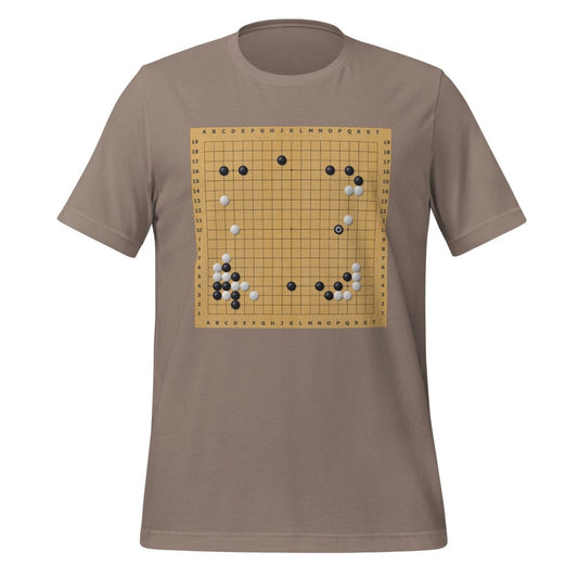 AlphaGo vs Lee Sedol Game 2 Move 37 T - Shirt (unisex) - Pebble - AI Store