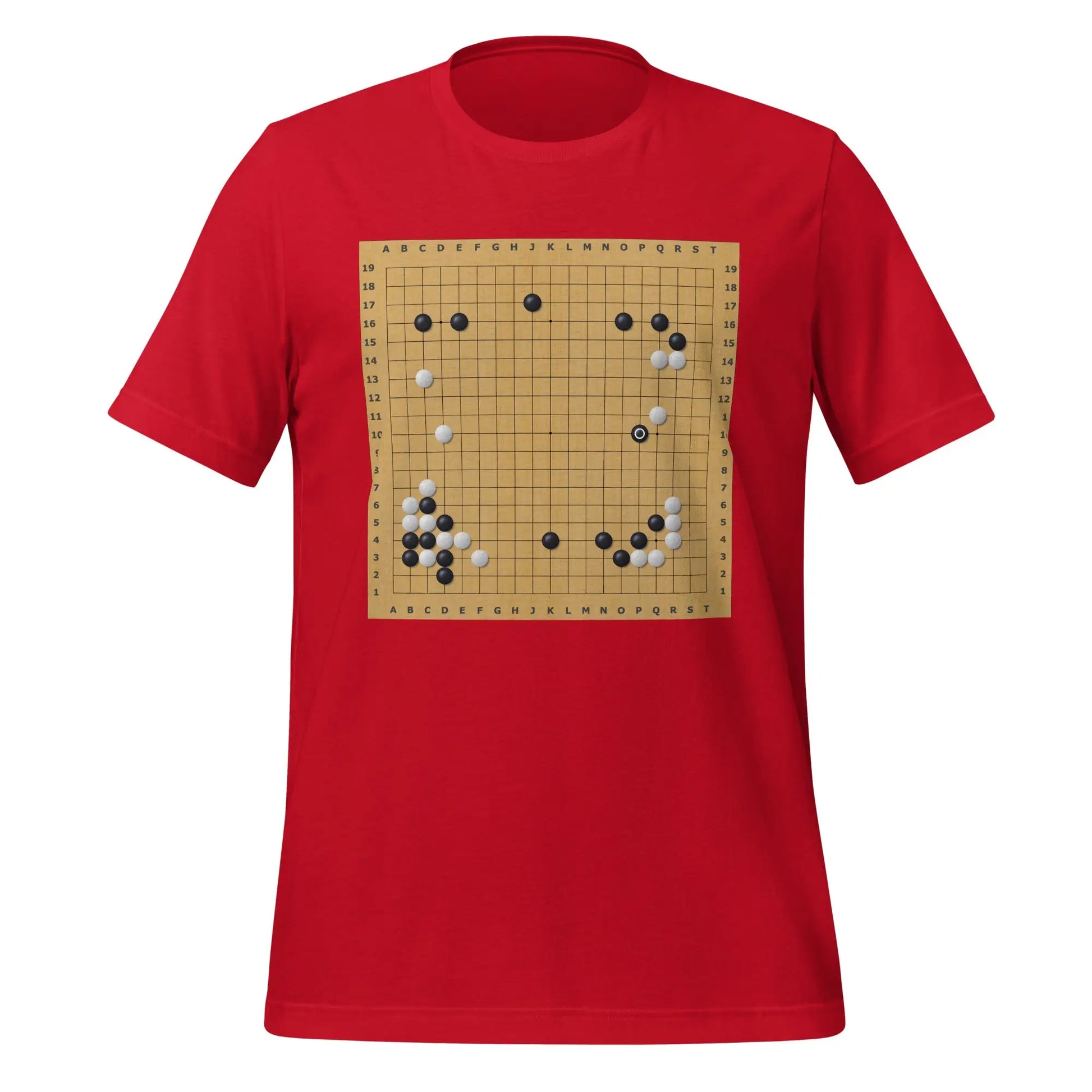 AlphaGo vs Lee Sedol Game 2 Move 37 T-Shirt (unisex) - Red / M