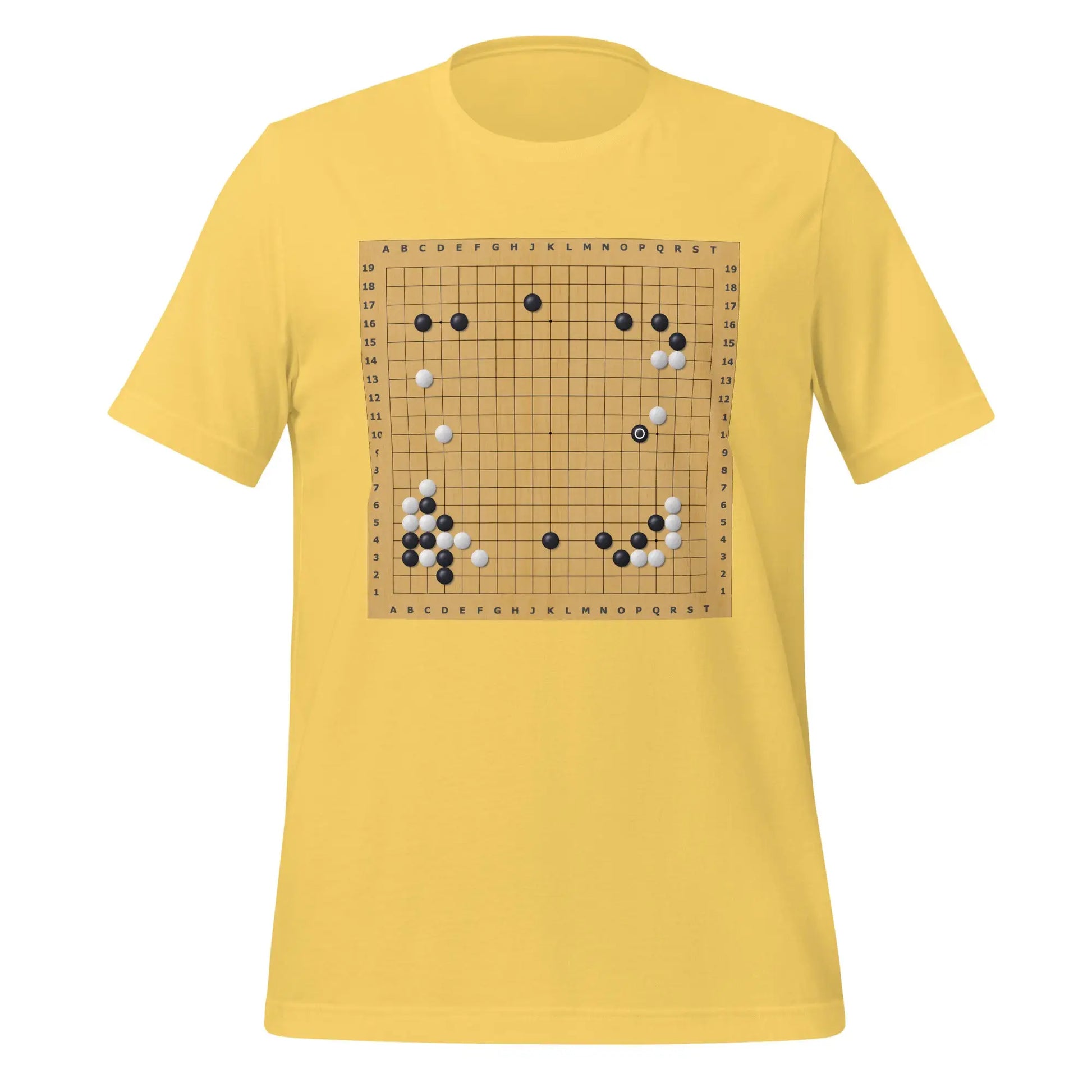 AlphaGo vs Lee Sedol Game 2 Move 37 T-Shirt (unisex) - Yellow / M