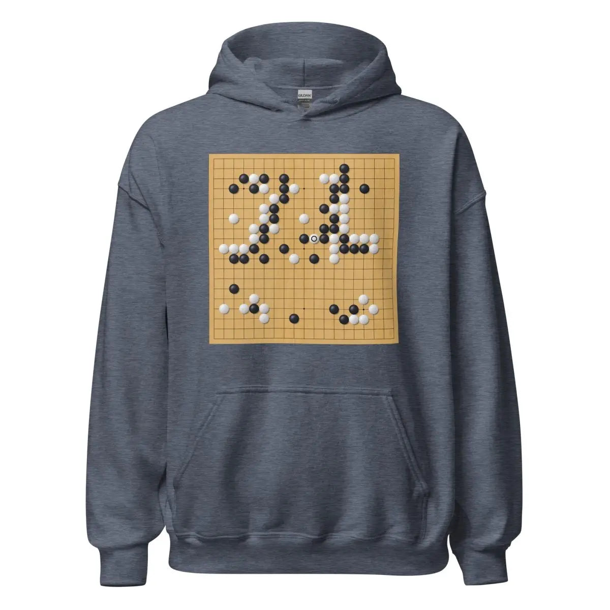 AlphaGo vs Lee Sedol Game 4 ’Good Move’ 78 Hoodie (unisex) - Heather Sport Dark Navy / M