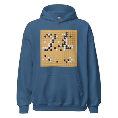 AlphaGo vs Lee Sedol Game 4 ’Good Move’ 78 Hoodie (unisex) - Indigo Blue / M