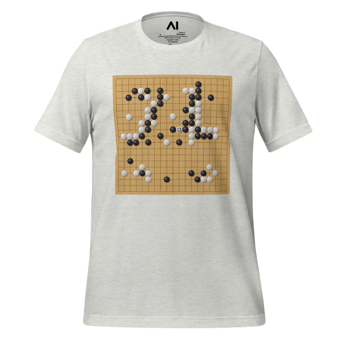 AlphaGo vs Lee Sedol Game 4 ’Good Move’ 78 T-Shirt (unisex) - Ash / M