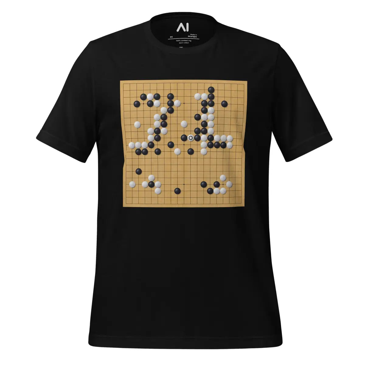 AlphaGo vs Lee Sedol Game 4 ’Good Move’ 78 T-Shirt (unisex) - Black / M