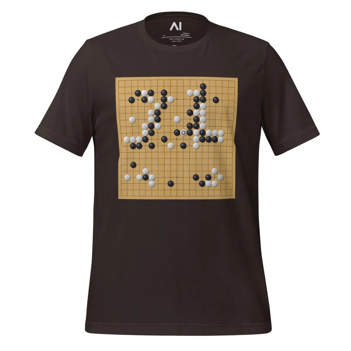 AlphaGo vs Lee Sedol Game 4 ’Good Move’ 78 T-Shirt (unisex) - Brown / M