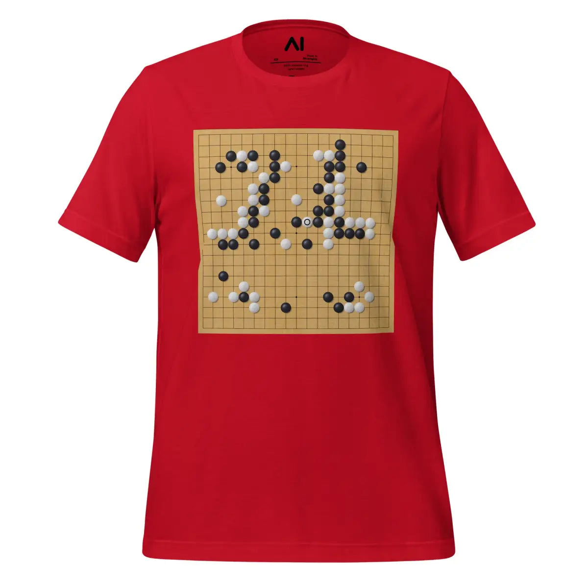 AlphaGo vs Lee Sedol Game 4 ’Good Move’ 78 T-Shirt (unisex) - Red / M