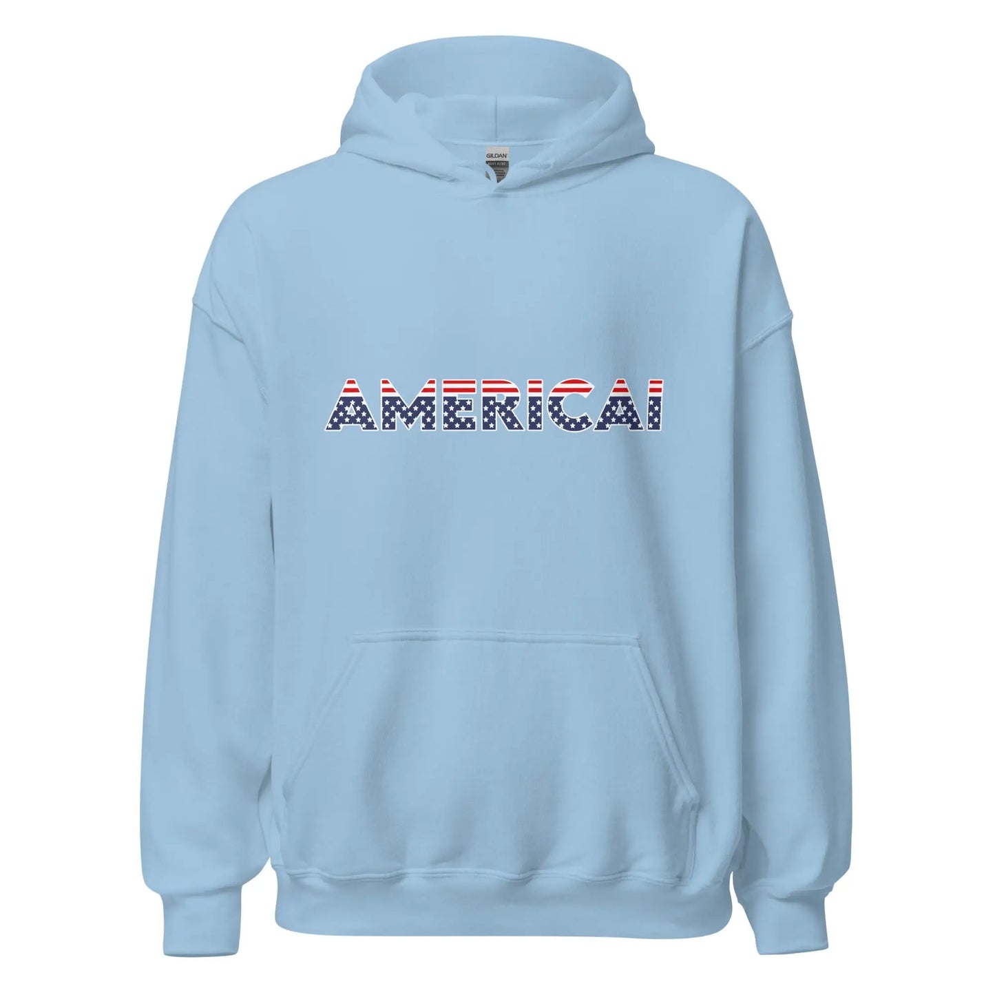 AMERICAI Hoodie (unisex) - Light Blue / M