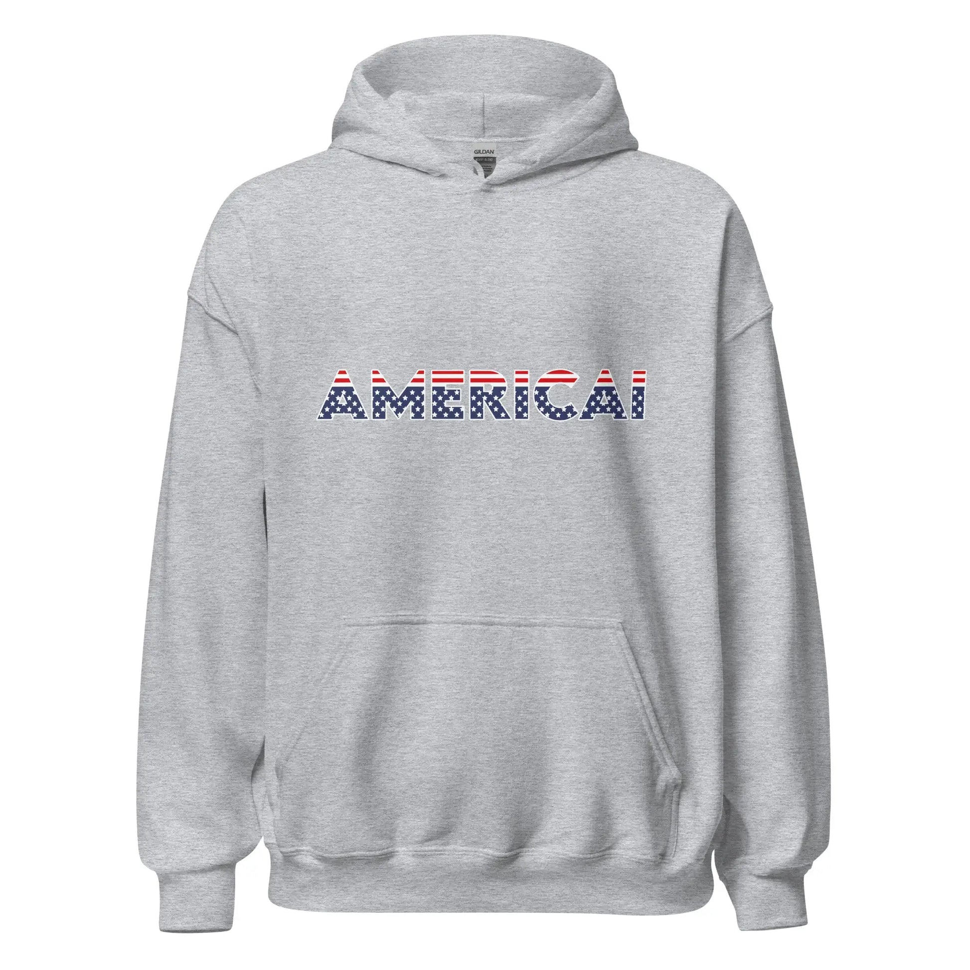 AMERICAI Hoodie (unisex) - Sport Grey / M