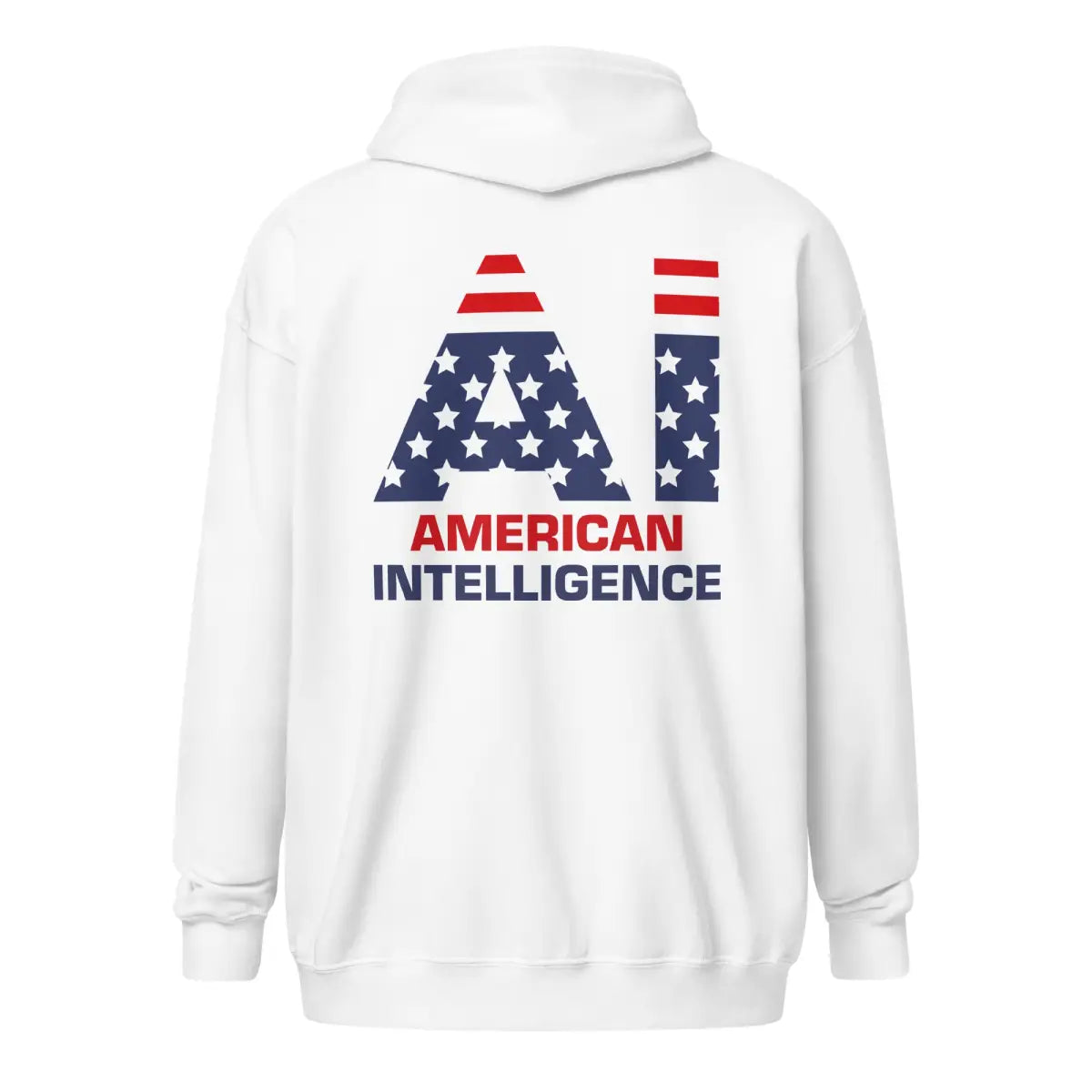 American Intelligence Front and Back Zip Hoodie (unisex)