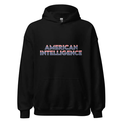 American Intelligence Hoodie 2 (unisex) - Black / M