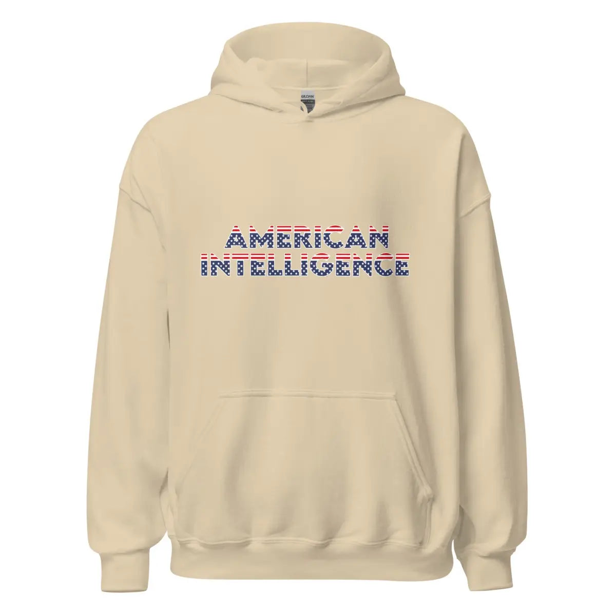 American Intelligence Hoodie 2 (unisex) - Sand / M