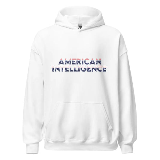 The American Intelligence Hoodie 2 (unisex) White / m.