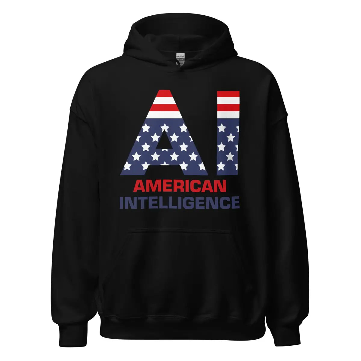 American Intelligence Hoodie (unisex) - Black / M